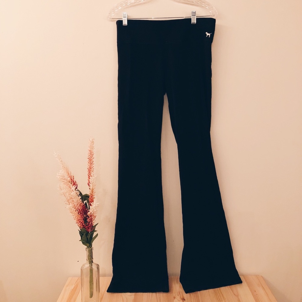 PINK Black Yoga Pants